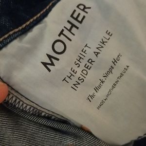MOTHER denim the Shift Insider Ankle